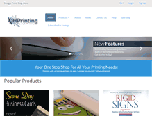 Tablet Screenshot of ohprinting.com
